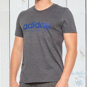 NWT ADIDAS MEN'S GRAY SHORT SLEEVE T-SHIRT